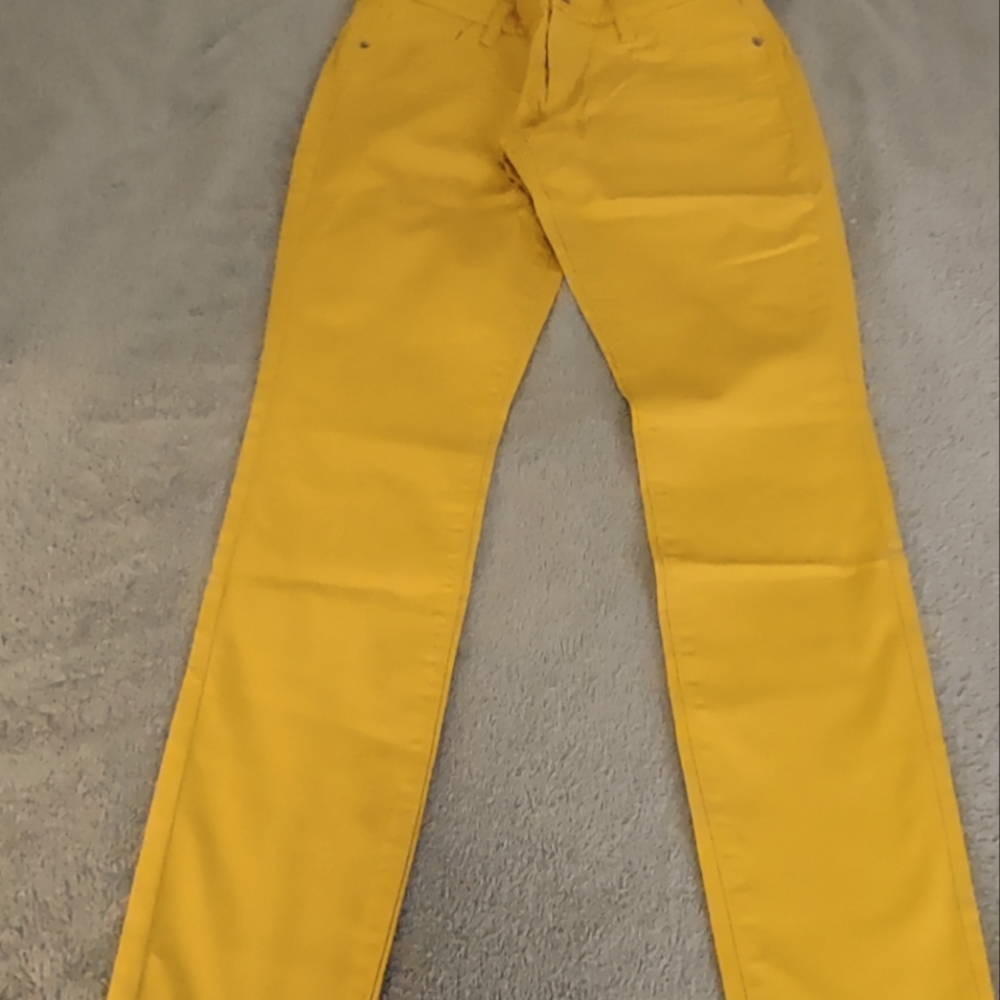Old Navy the Rockstar yellow pant